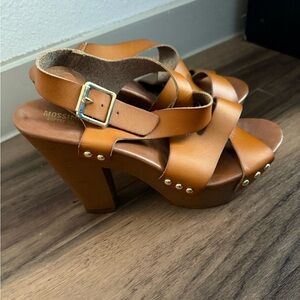Mossimo Supply Co. Brown Platform Heels